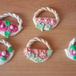 Salt dough baskets