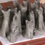 Plasticine cats