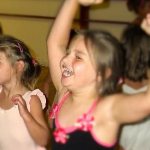 open lesson on rhythm in the senior group of kindergarten