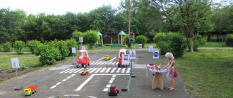 Platform for teaching safe road traffic