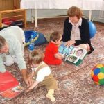 Working with children in preschool educational institutions